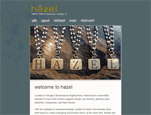Tablet Screenshot of hazelchicago.com